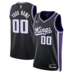 Maillot NBA Sacramento Kings Personnalisable Nike 2023-24 Icon Edition Noir Swingman - Homme
